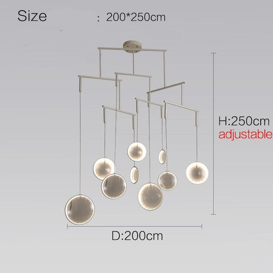 Lens - Chandelier Light: Illuminate Your Space with Style-GraffitiWallArt