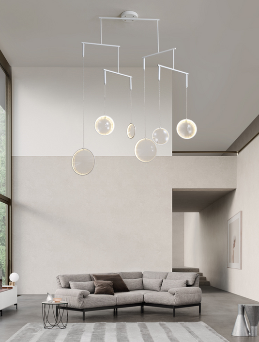 Lens - Chandelier Light: Illuminate Your Space with Style-GraffitiWallArt