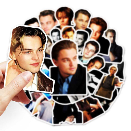 Leonardo DiCaprio Movie Star Actor Graffiti Stickers-GraffitiWallArt