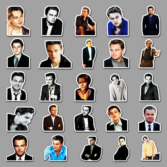 Leonardo DiCaprio Movie Star Actor Graffiti Stickers-GraffitiWallArt