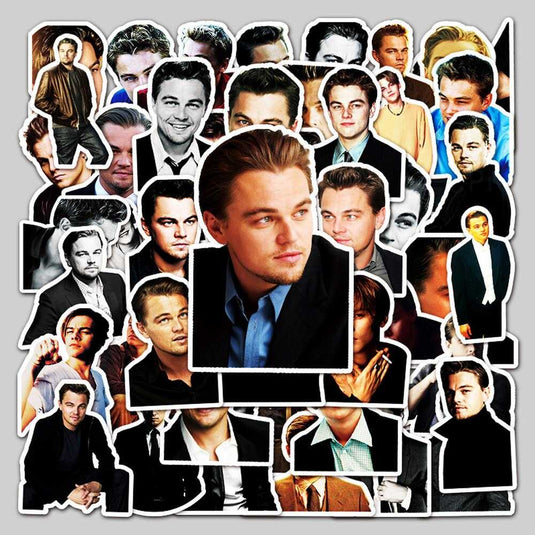 Leonardo DiCaprio Movie Star Actor Graffiti Stickers-GraffitiWallArt