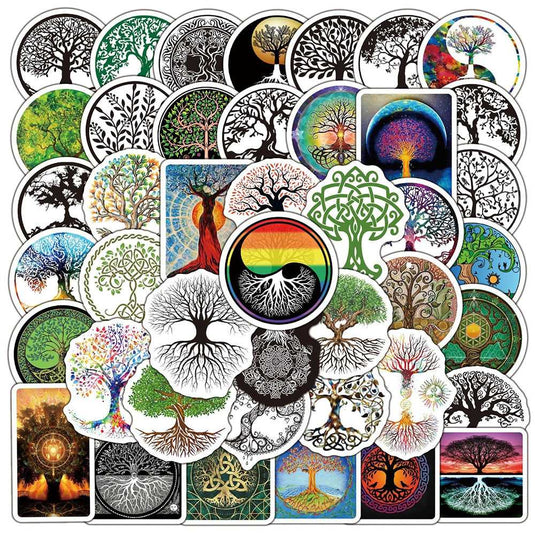 Life Tree Miracle Faith Totem Stickers-GraffitiWallArt