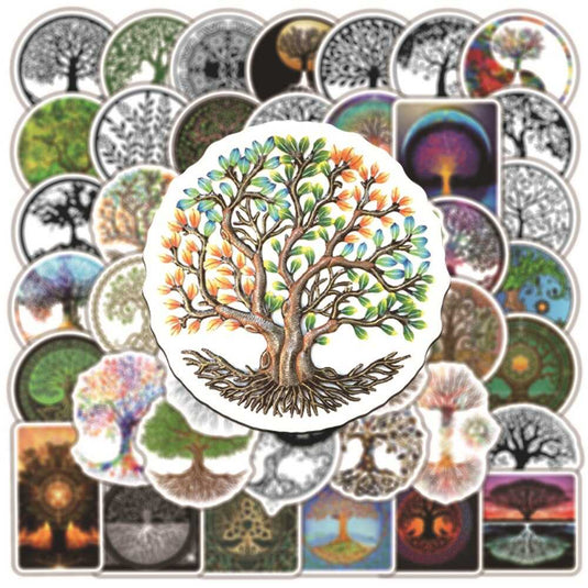 Life Tree Miracle Faith Totem Stickers-GraffitiWallArt