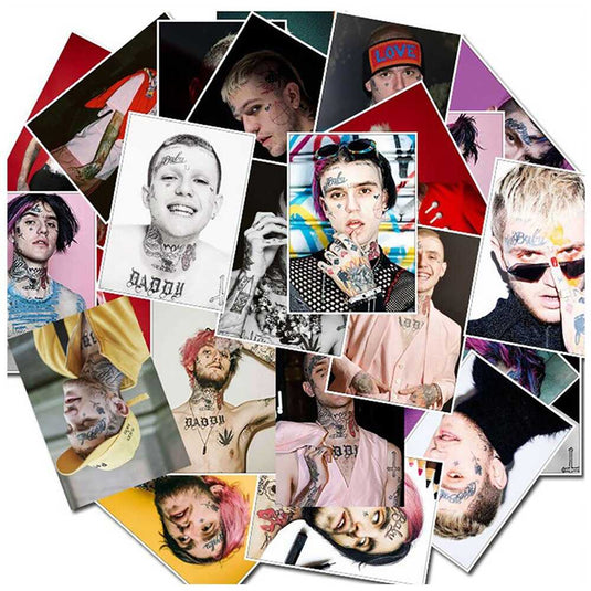 Lil Peep Stickers Pack - Waterproof Famous Bundle-GraffitiWallArt