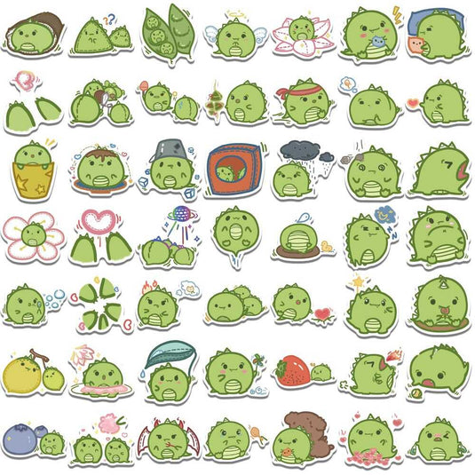 Little Dinosaur Stickers Pack - Dino Stickers-GraffitiWallArt