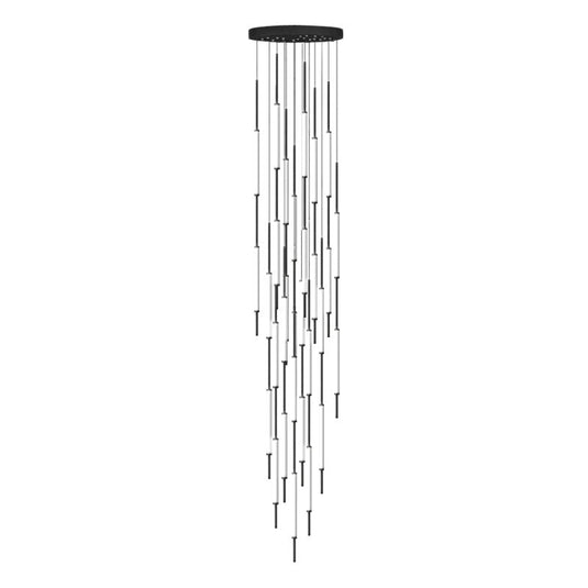 Long Tubes Chandelier – Illuminate Your Space with Style-GraffitiWallArt