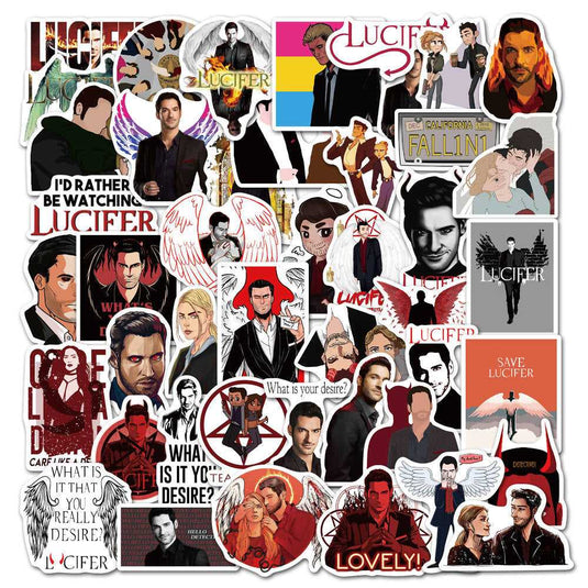 Lucifer Stickers Pack - Famous and Waterproof Bundle-GraffitiWallArt