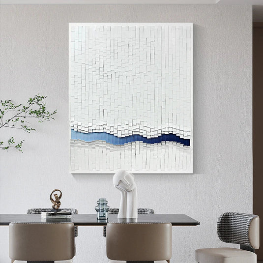 3D Acrylic Abstract Mosaic Handmade Painting – Stunning Fusion of Art