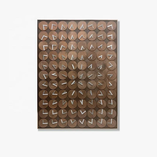 Time in Money Wood Carving Wall Art – Fusion of Art and Time