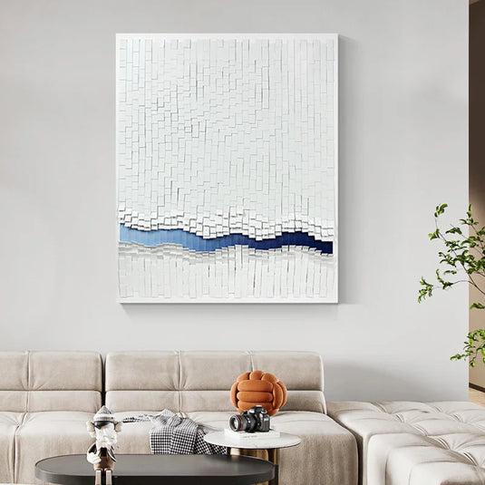 3D Acrylic Abstract Mosaic Handmade Painting – Stunning Fusion of Art