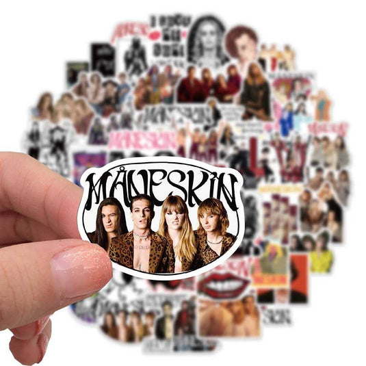 Maneskin Rock Band Stickers - Famous Bundle Waterproof-GraffitiWallArt