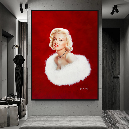 Marilyn Monroe Canvas Poster - High-Quality Artprint-GraffitiWallArt