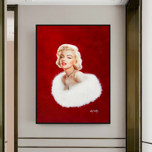 Marilyn Monroe Canvas Poster - High-Quality Artprint-GraffitiWallArt