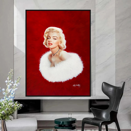 Marilyn Monroe Canvas Poster - High-Quality Artprint-GraffitiWallArt