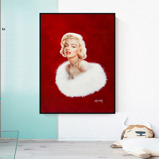 Marilyn Monroe Canvas Poster - High-Quality Artprint-GraffitiWallArt