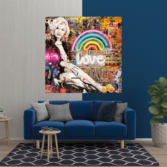 Marilyn Monroe Canvas Wall Art - Exquisite Decor Solution-GraffitiWallArt