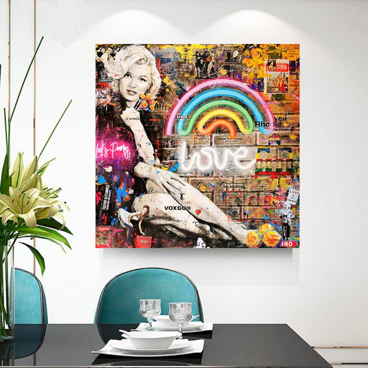 Marilyn Monroe Canvas Wall Art - Exquisite Decor Solution-GraffitiWallArt