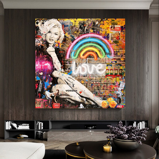 Marilyn Monroe Canvas Wall Art - Exquisite Decor Solution-GraffitiWallArt