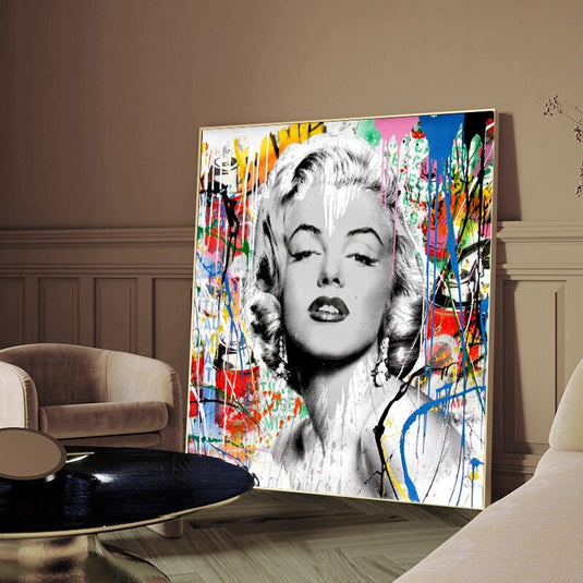 Marilyn Monroe Pop Art: Captivating Vintage-Inspired Prints-GraffitiWallArt