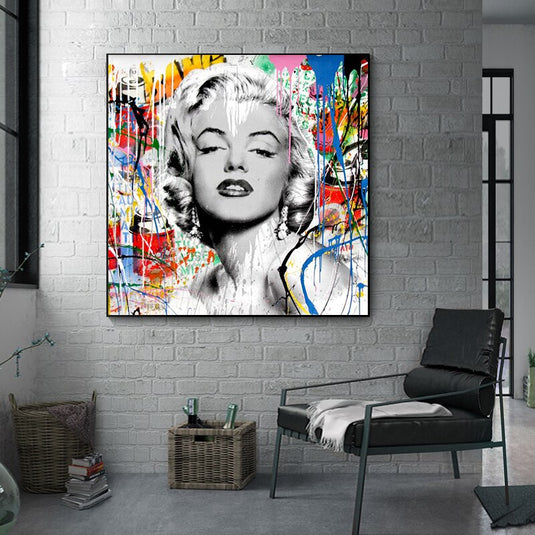 Marilyn Monroe Pop Art: Captivating Vintage-Inspired Prints-GraffitiWallArt