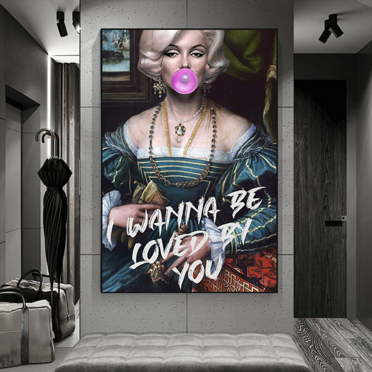 Marilyn Monroe Street Pop Wall Art ‚Äì Unique D√©cor-GraffitiWallArt