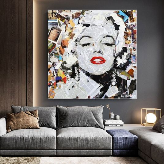 Marilyn Monroe Wall Art: Authentic and Iconic-GraffitiWallArt