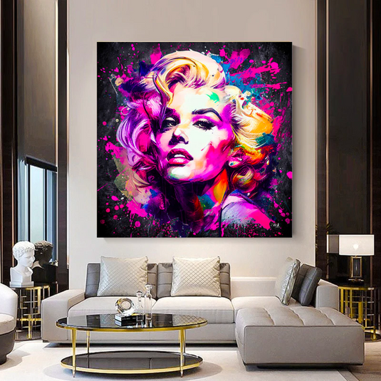 Marilyn Monroe Wall Art - Captivating Iconic D√©cor-GraffitiWallArt