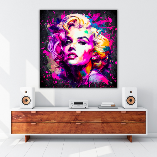 Marilyn Monroe Wall Art - Captivating Iconic D√©cor-GraffitiWallArt