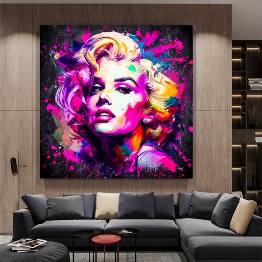 Marilyn Monroe Wall Art - Captivating Iconic D√©cor-GraffitiWallArt