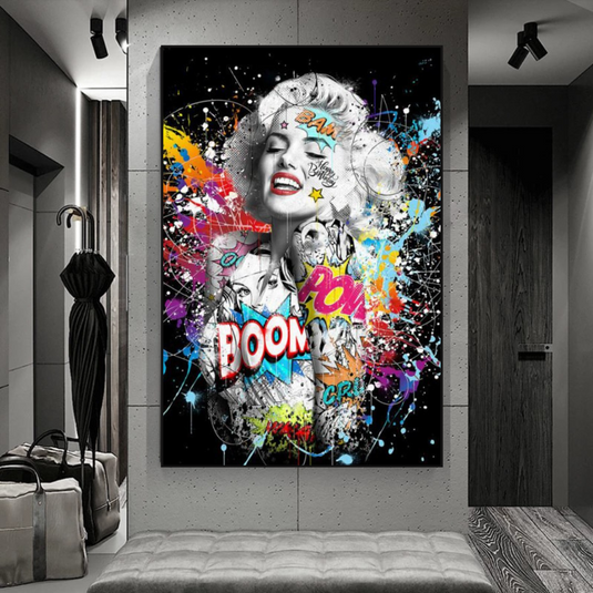 Marilyn Pop Art: Explore the Vibrant World of Marilyn Monroe-GraffitiWallArt