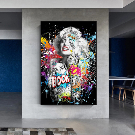 Marilyn Pop Art: Explore the Vibrant World of Marilyn Monroe-GraffitiWallArt