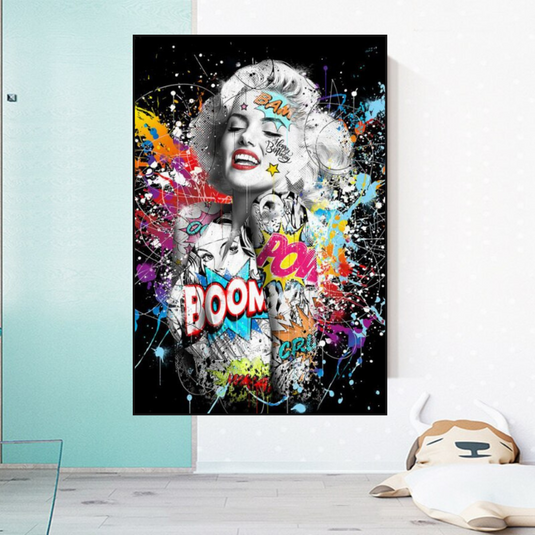 Marilyn Pop Art: Explore the Vibrant World of Marilyn Monroe-GraffitiWallArt