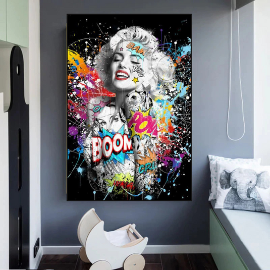 Marilyn Pop Art: Explore the Vibrant World of Marilyn Monroe-GraffitiWallArt