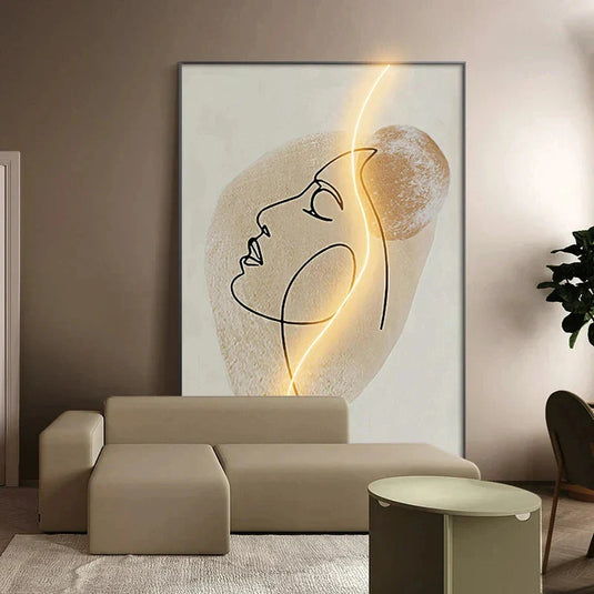 Matisse Abstract Art LED Wall Mounted Light-GraffitiWallArt