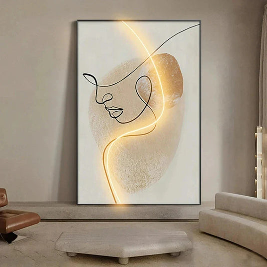 Matisse Abstract Art LED Wall Mounted Light-GraffitiWallArt