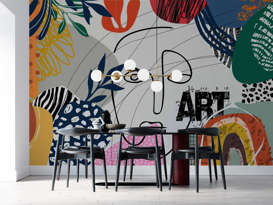 Matisse Art: Living Room Wallpaper Mural-GraffitiWallArt