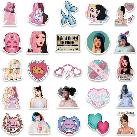 Melanie Martinez Stickers Pack-GraffitiWallArt