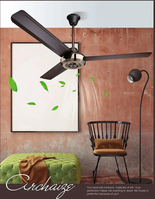 Metal Blades Pendant Ceiling Fan-GraffitiWallArt