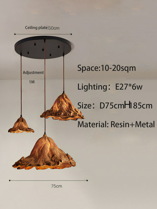 Metal Lustre Ceiling Lamp - Elegant and Stylish Lighting-GraffitiWallArt