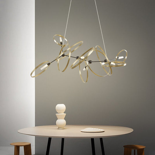 Minimalism Rings Chandelier – Exquisite Design & Style-GraffitiWallArt