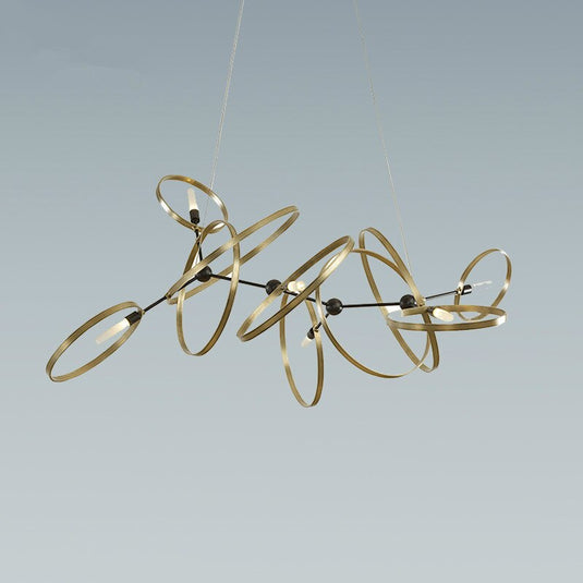 Minimalism Rings Chandelier – Exquisite Design & Style-GraffitiWallArt