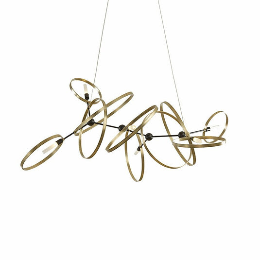 Minimalism Rings Chandelier – Exquisite Design & Style-GraffitiWallArt