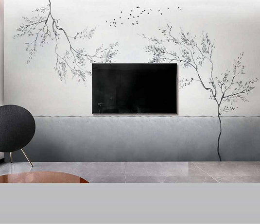 Minimalist Trees Wallpaper Murals - Elevate Your Space-GraffitiWallArt