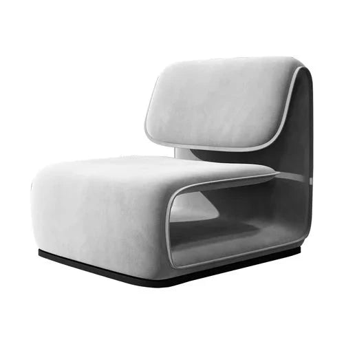 Minimalistic Fluffy Sofa Chair – Exquisite Blend-GraffitiWallArt