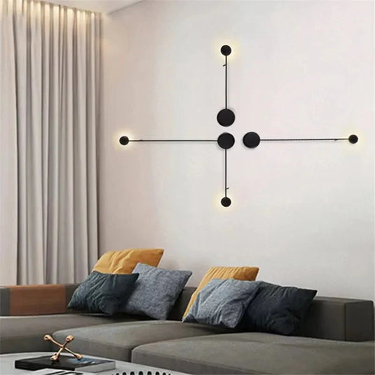 Minimalistic Pin Wall Light - Elegant Lighting Decor-GraffitiWallArt