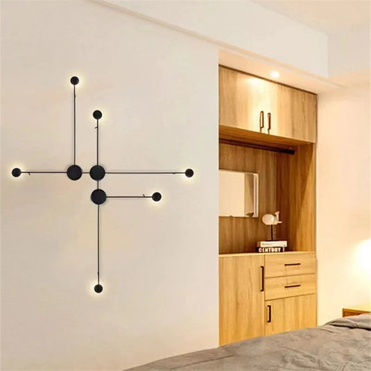 Minimalistic Pin Wall Light - Elegant Lighting Decor-GraffitiWallArt