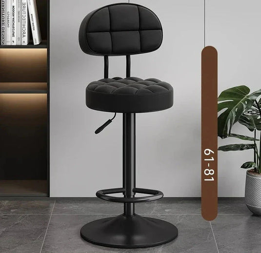 Minimalistic Swivel Bar Stool Adjustable-GraffitiWallArt