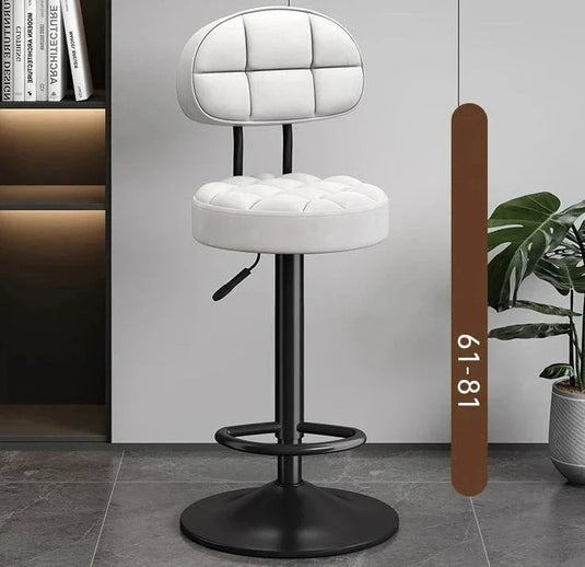 Minimalistic Swivel Bar Stool Adjustable-GraffitiWallArt