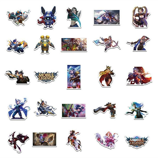 Mobile Legends Stickers Pack - Famous and Waterproof Bundle-GraffitiWallArt