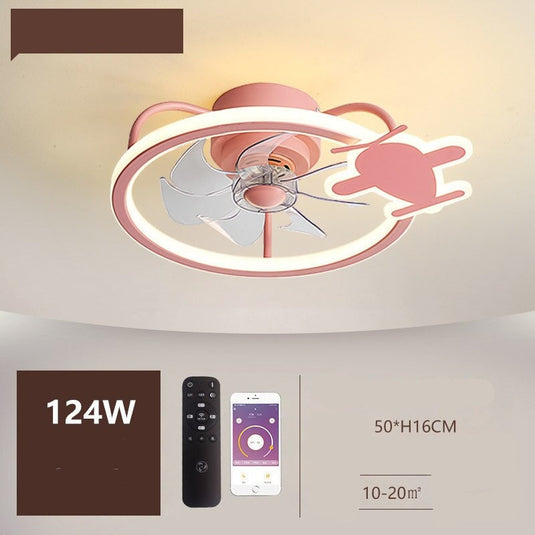 Modern Aircraft Ceiling Fan - Airplane Light with Fan-GraffitiWallArt